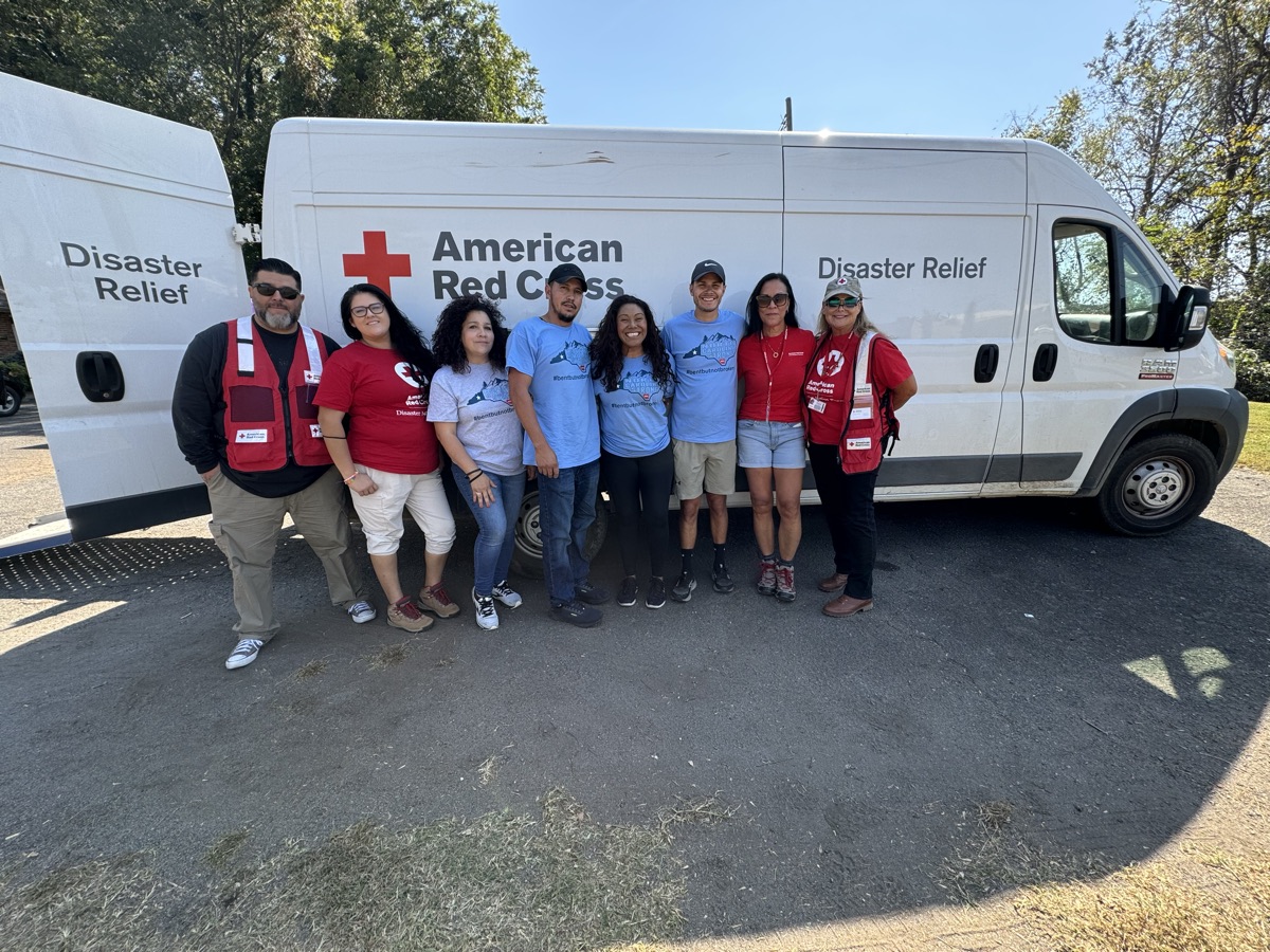 Hands of Hope volunteers with American Red Cross disaster relief team